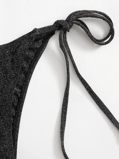 Glisten Bikini - Black Lavah Intimates bikini