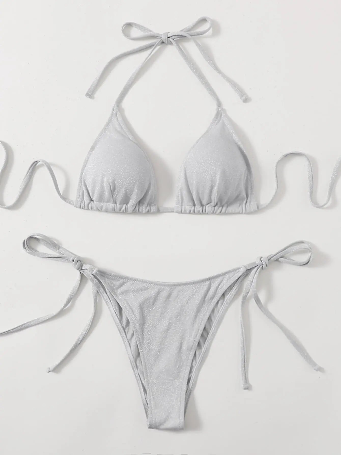 Glisten Bikini - Silver Lavah Intimates bikini