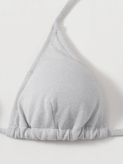 Glisten Bikini - Silver Lavah Intimates bikini