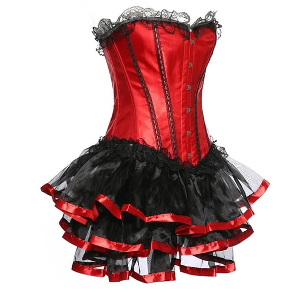 LacyNighty™ Model CD302 LORETTA LACE LINGERIE Corset Dress