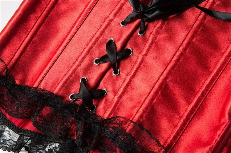 LacyNighty™ Model CD302 LORETTA LACE LINGERIE Corset Dress