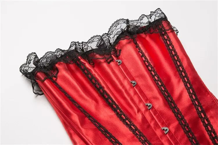 LacyNighty™ Model CD302 LORETTA LACE LINGERIE Corset Dress