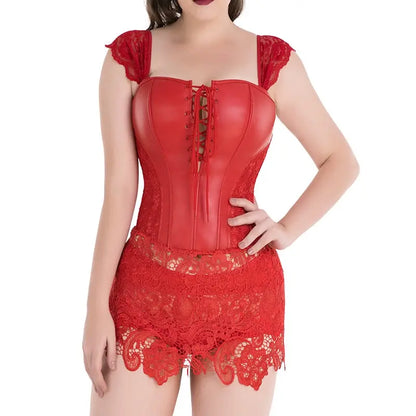 LacyNighty™ Model CD303 LORETTA LACE LINGERIE Corset Dress