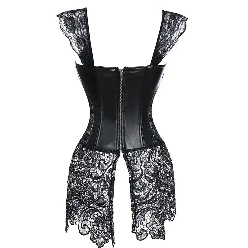 LacyNighty™ Model CD303 LORETTA LACE LINGERIE Corset Dress