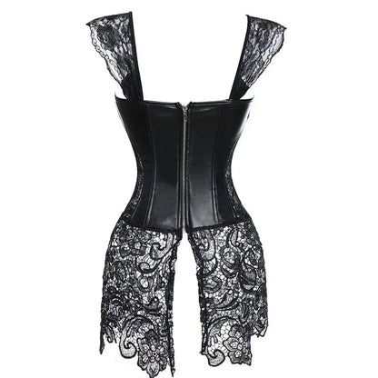 LacyNighty™ Model CD303 LORETTA LACE LINGERIE Corset Dress