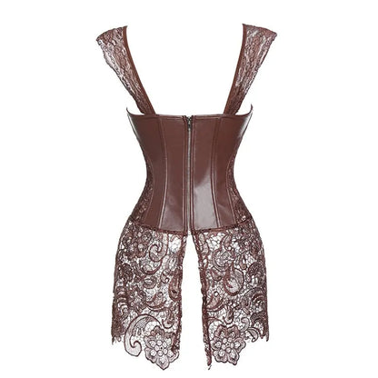 LacyNighty™ Model CD303 LORETTA LACE LINGERIE Corset Dress