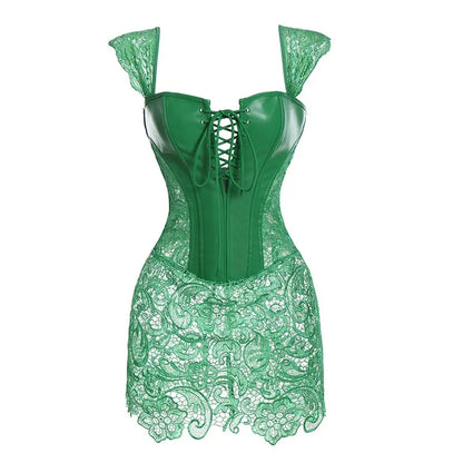 LacyNighty™ Model CD303 LORETTA LACE LINGERIE Corset Dress