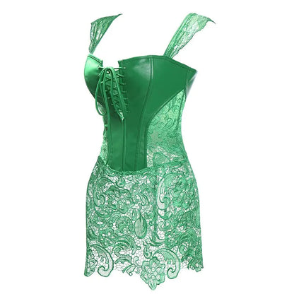 LacyNighty™ Model CD303 LORETTA LACE LINGERIE Corset Dress