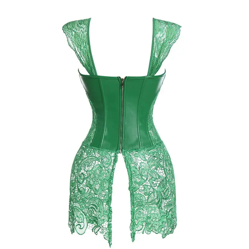 LacyNighty™ Model CD303 LORETTA LACE LINGERIE Corset Dress