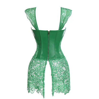 LacyNighty™ Model CD303 LORETTA LACE LINGERIE Corset Dress