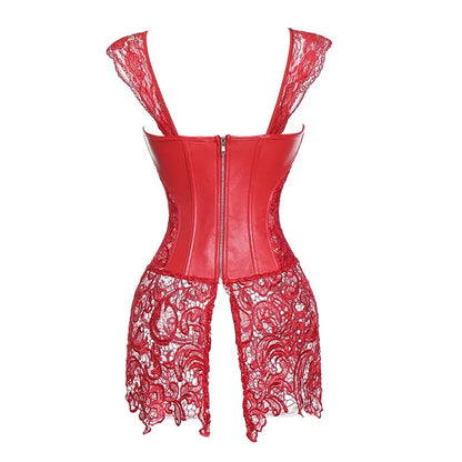 LacyNighty™ Model CD303 LORETTA LACE LINGERIE Corset Dress