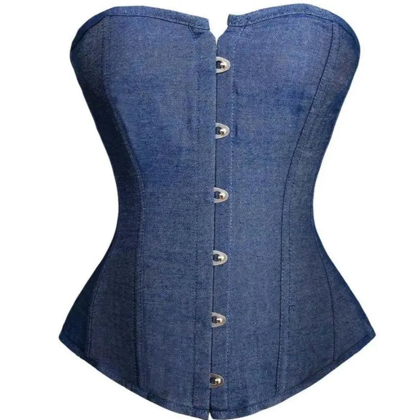 LacyNighty™ Model CT436 LORETTA LACE LINGERIE OVERBUST CORSET