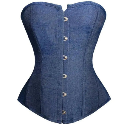 LacyNighty™ Model CT436 LORETTA LACE LINGERIE OVERBUST CORSET