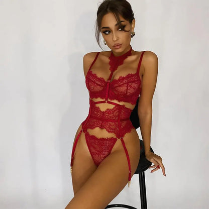 Stefania 3-Piece Set Lavah Intimates lingerie set