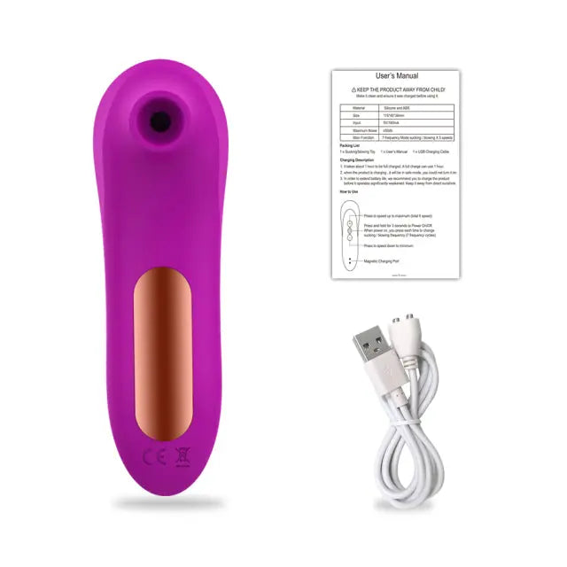 LacyNighty™ Vibrating Sucking Clitoral Massager Lavah Intimates