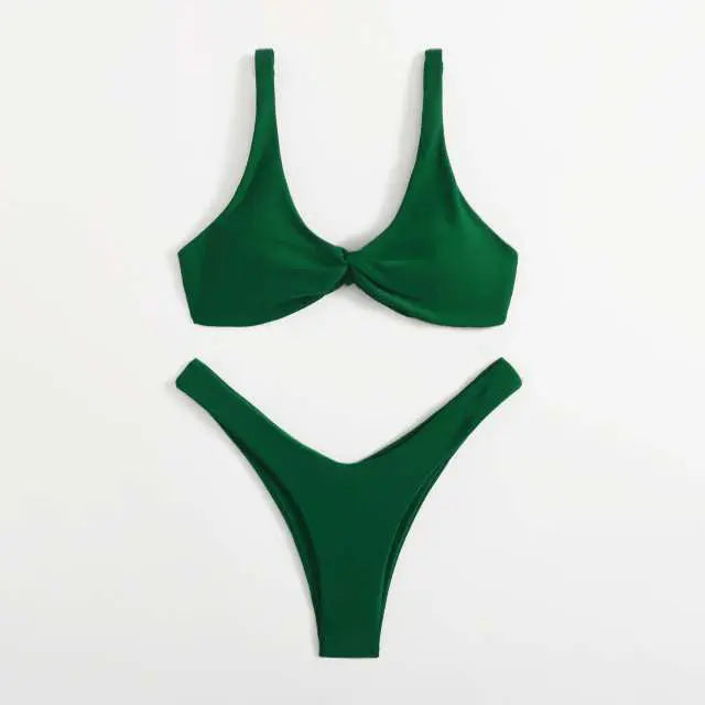 The Bikini - Dark Green Lavah Intimates bikini