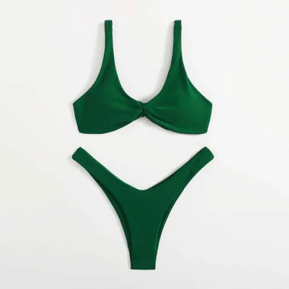 The Bikini - Dark Green Lavah Intimates bikini