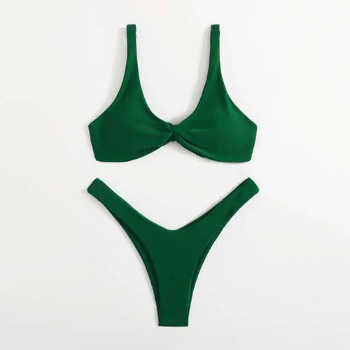 The Bikini - Dark Green Lavah Intimates bikini