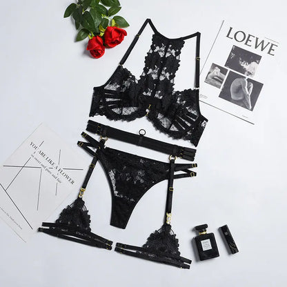 Pure Seduction 4-Piece Set Lavah Intimates lingerie set