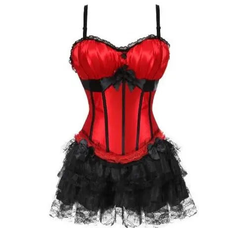 LacyNighty™ Model CD318 LORETTA LACE LINGERIE Corset Dress