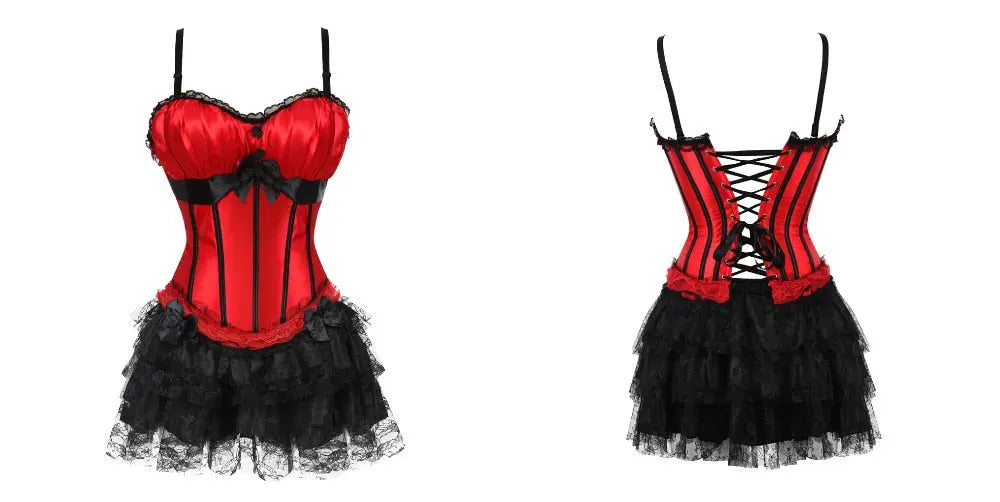 LacyNighty™ Model CD318 LORETTA LACE LINGERIE Corset Dress