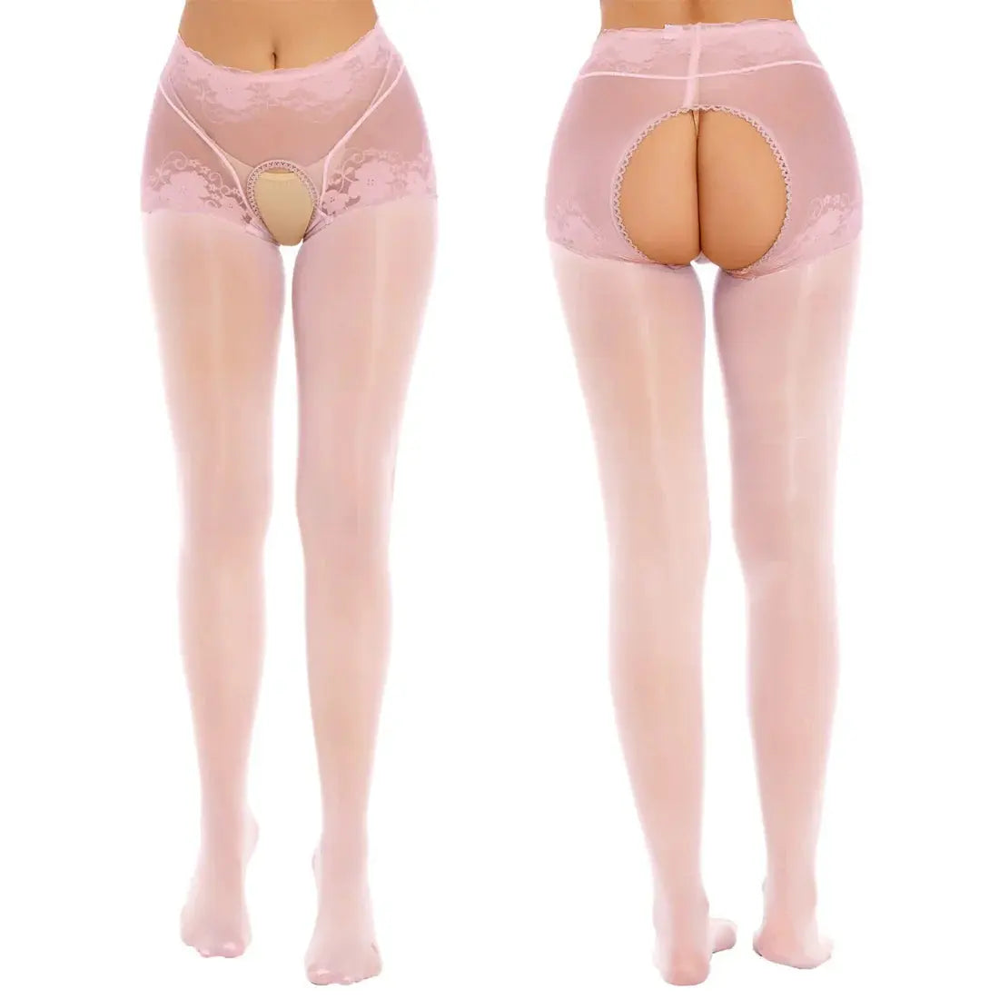 Open Crotch Pantyhose Lacy0301 Other
