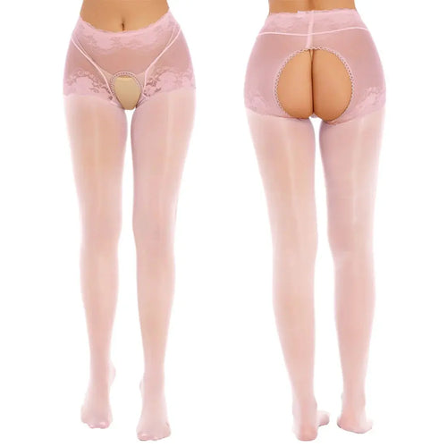 Open Crotch Pantyhose Lacy0301 Other