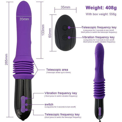 Seductra Thrusting Dildo (Mountable)