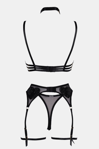 Valentina Heart Noir Set
