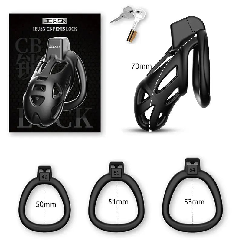 Male Chastity Cage Sex Toys Discreet Sissy Femboy Chastity Cock Cage Device Penis Rings Male With 3 Size chastity cage Lacy