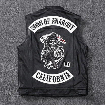 Anarchy Leather Vest Shop1103529143 Store