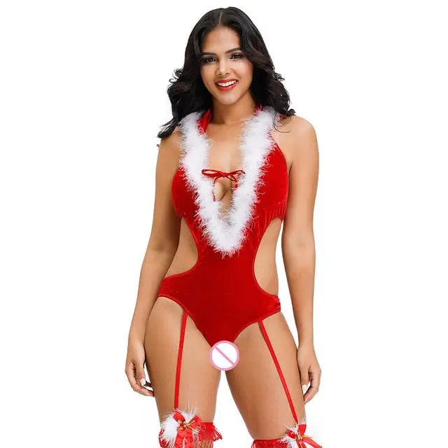 Just Between Us Hooded Bodysuit ELLOLACE Official Store Lingerie & Intimates