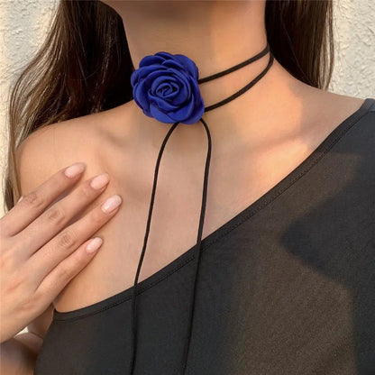 Rose Choker Lacy0301Goth
