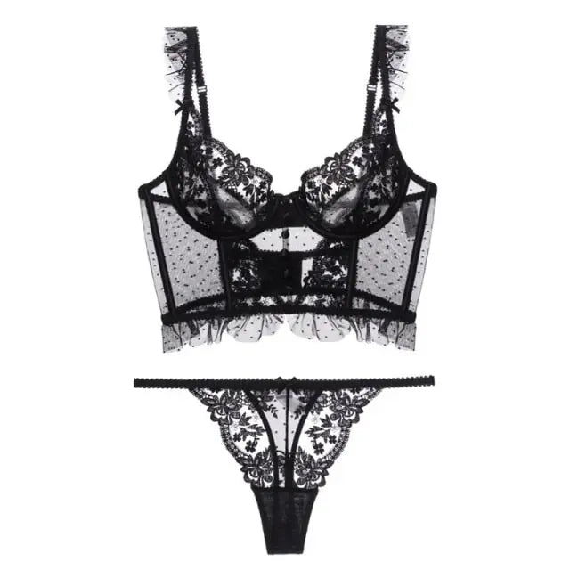 How It Goes Bra Set CINOON Official Store Lingerie & Intimates