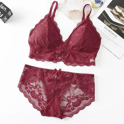 The Flower that Resembles You Bra Sets Fenland Clothes Store Lingerie & Intimates