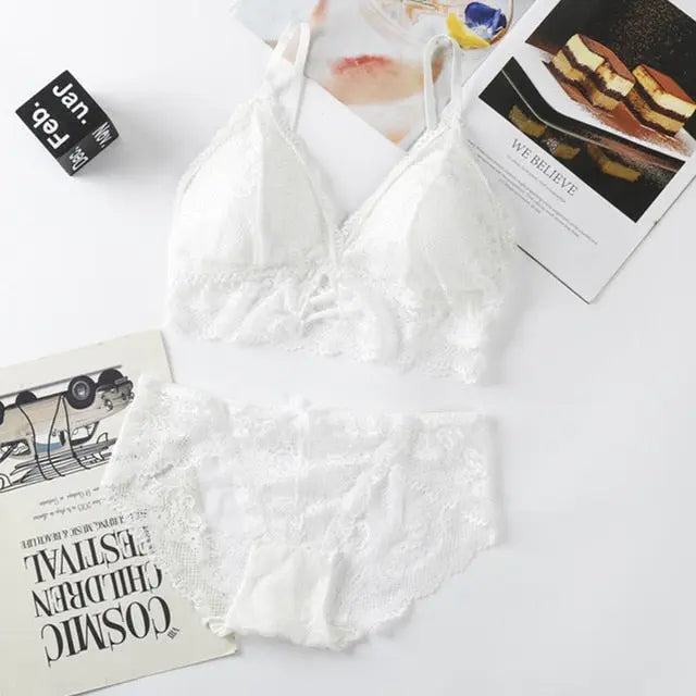 The Flower that Resembles You Bra Sets Fenland Clothes Store Lingerie & Intimates