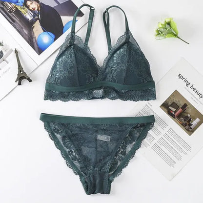 The Flower that Resembles You Bra Sets Fenland Clothes Store Lingerie & Intimates
