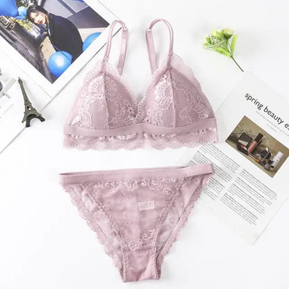 The Flower that Resembles You Bra Sets Fenland Clothes Store Lingerie & Intimates