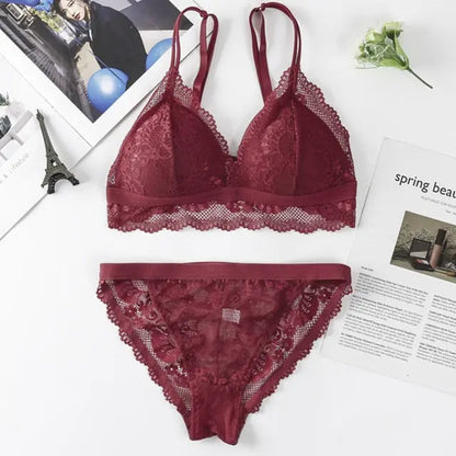 The Flower that Resembles You Bra Sets Fenland Clothes Store Lingerie & Intimates