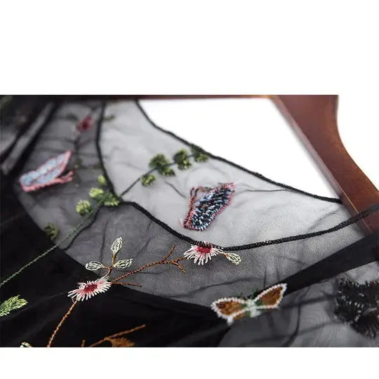 EMBROIDERY PARTY DRESS Lacy0301Goth